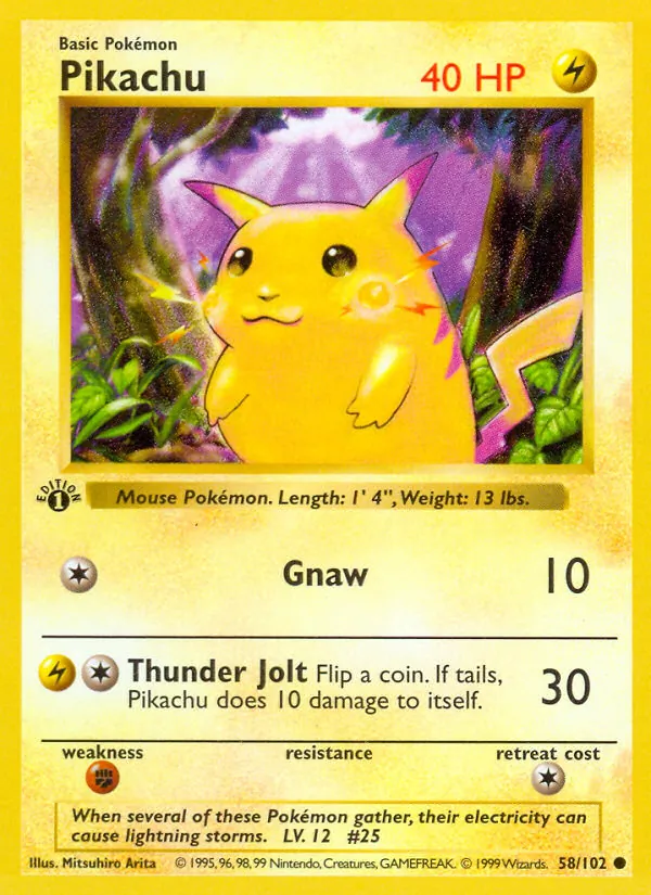 Pikachu (Grundset 058)