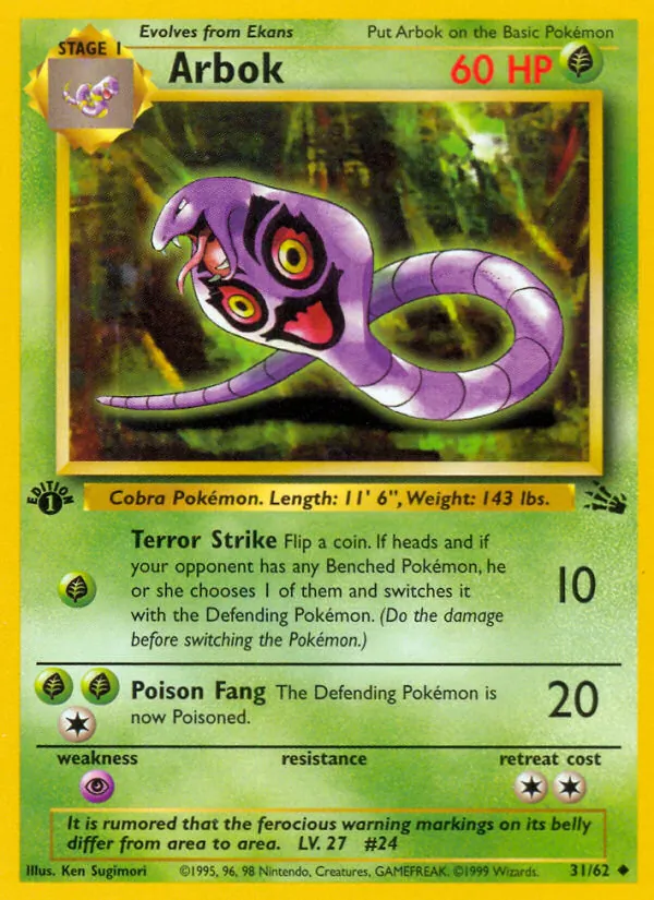 Arbok (Fossil 031)