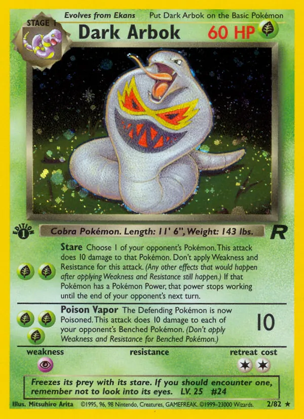 Dunkles Arbok (Team Rocket 002)