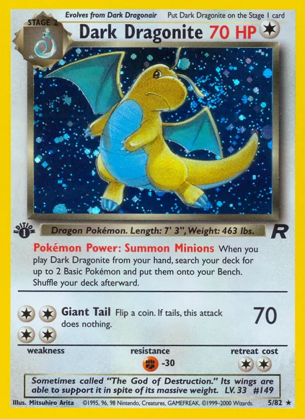 Dunkles Dragoran (Team Rocket 005)