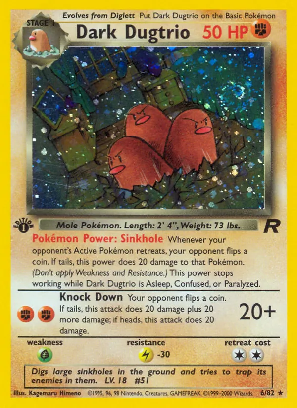 Dunkles Digdri (Team Rocket 006)