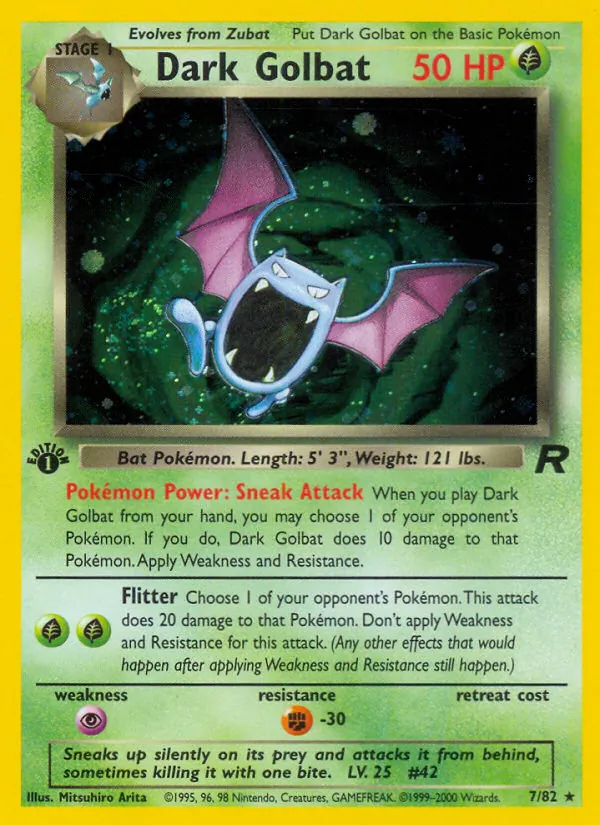 Dunkles Golbat (Team Rocket 007)