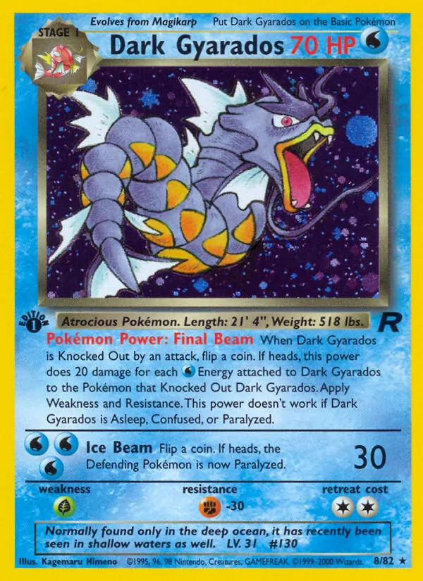 Dunkles Garados (Team Rocket 008)