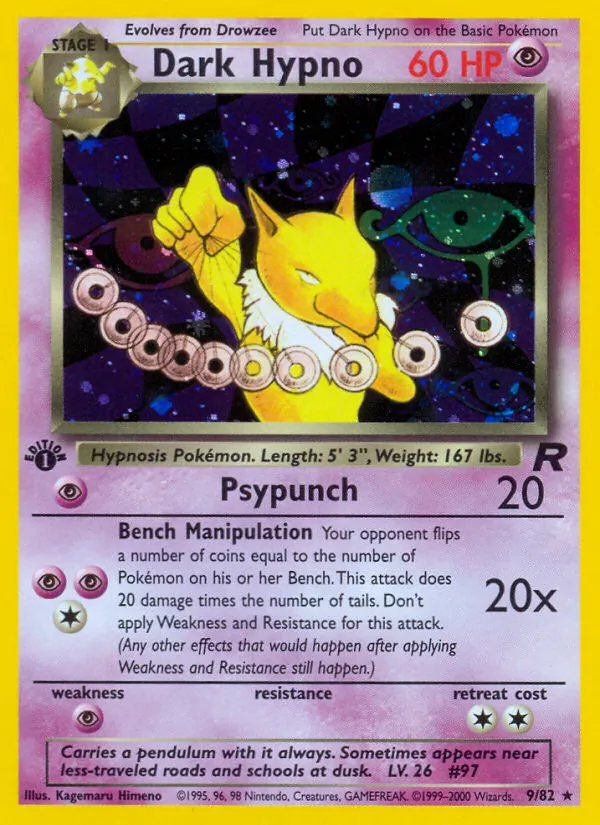 Dunkles Hypno (Team Rocket 009)