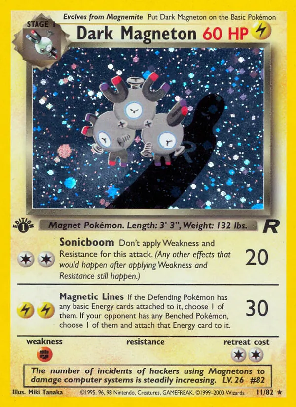 Dunkles Magneton (Team Rocket 011)