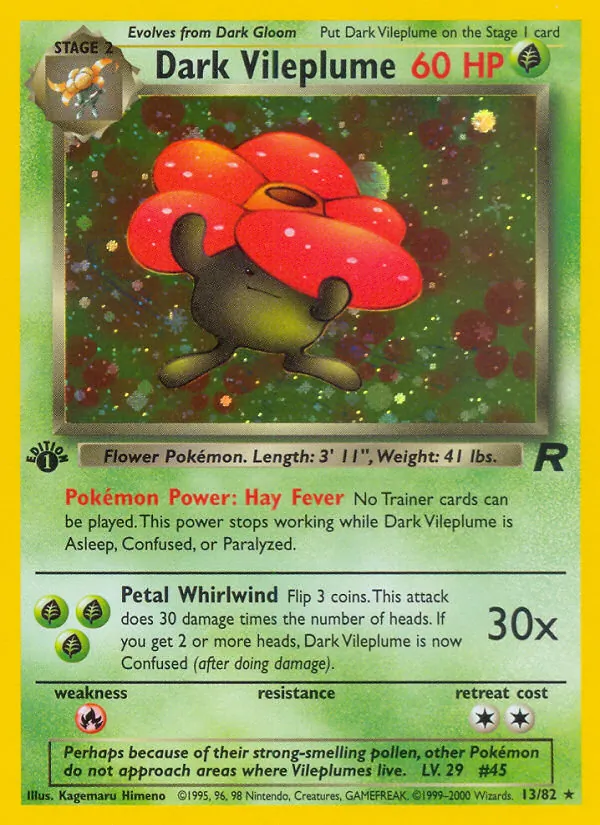 Dunkles Giflor (Team Rocket 013)