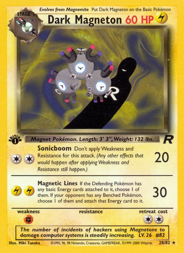 Dunkles Magneton (Team Rocket 028)