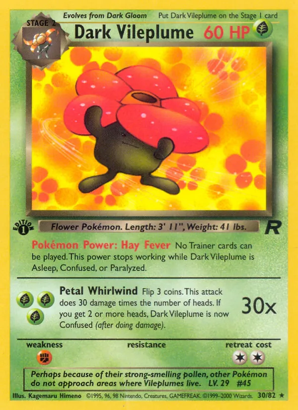 Dunkles Giflor (Team Rocket 030)