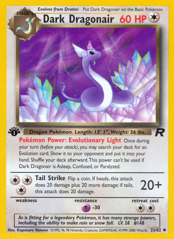Dunkles Dragonir (Team Rocket 033)