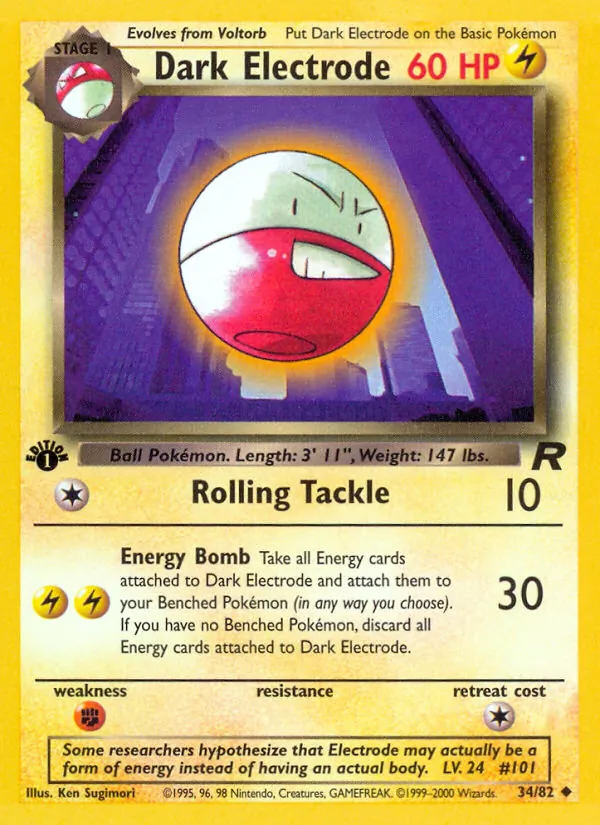 Dunkles Lektrobal (Team Rocket 034)