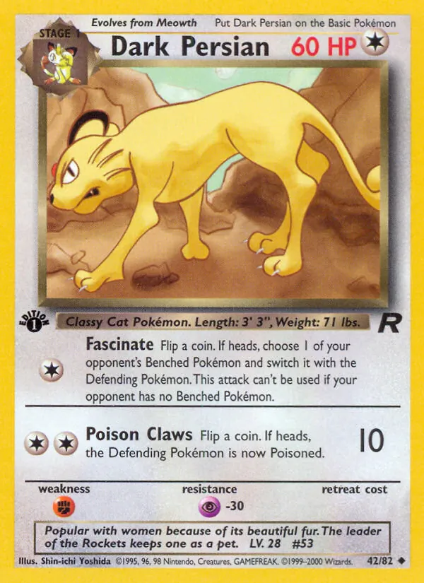 Dunkles Snobilikat (Team Rocket 042)