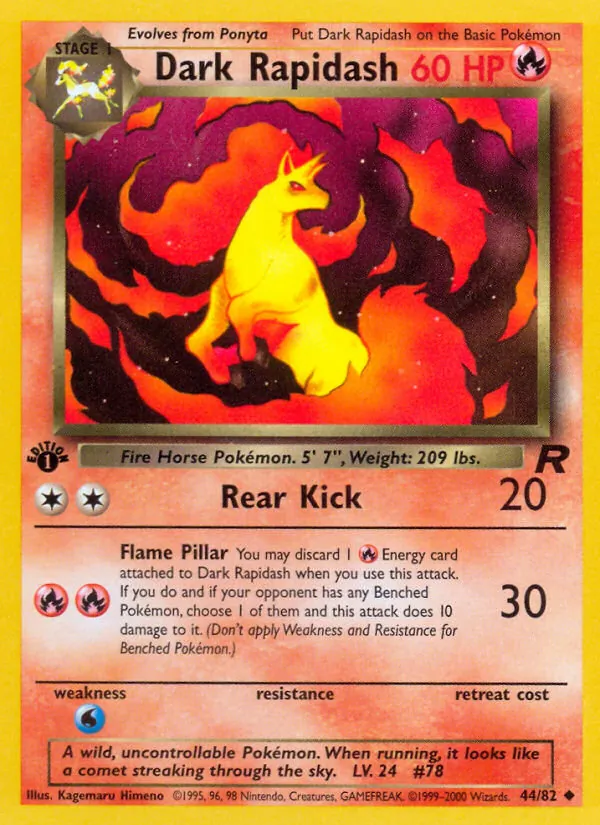 Dunkles Gallopa (Team Rocket 044)