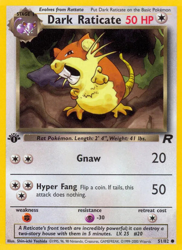 Dunkles Rattikarl (Team Rocket 051)