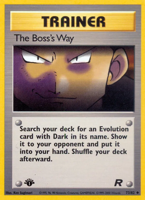 Der Boss hat immer Recht (Team Rocket 073)