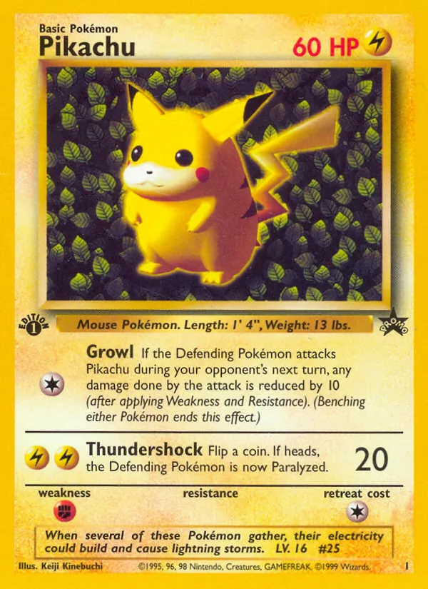 Pikachu (Wizards Black Star Promos 001)