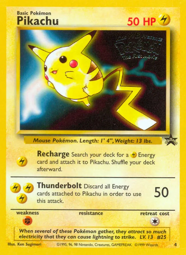 Pikachu (Wizards Black Star Promos 004)
