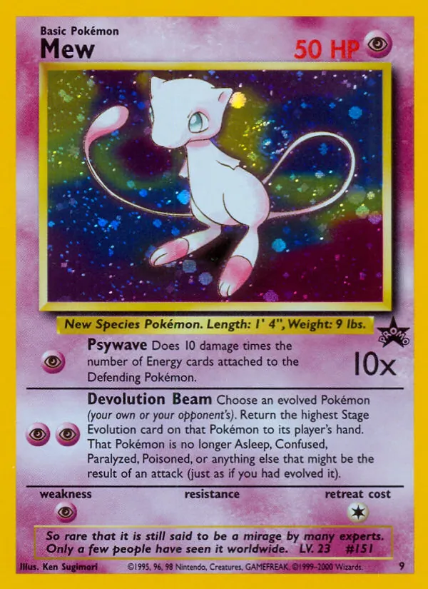Mew (Wizards Black Star Promos 009)