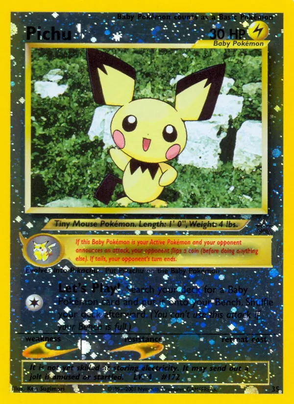 Pichu (Wizards Black Star Promos 035)