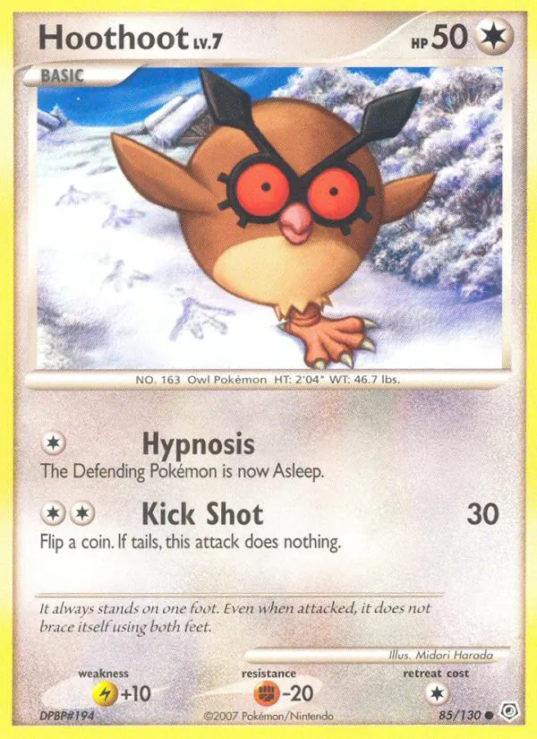 Hoothoot (Diamant & Perl 085)