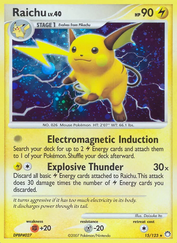 Raichu (Geheimnisvolle Schätze 015)