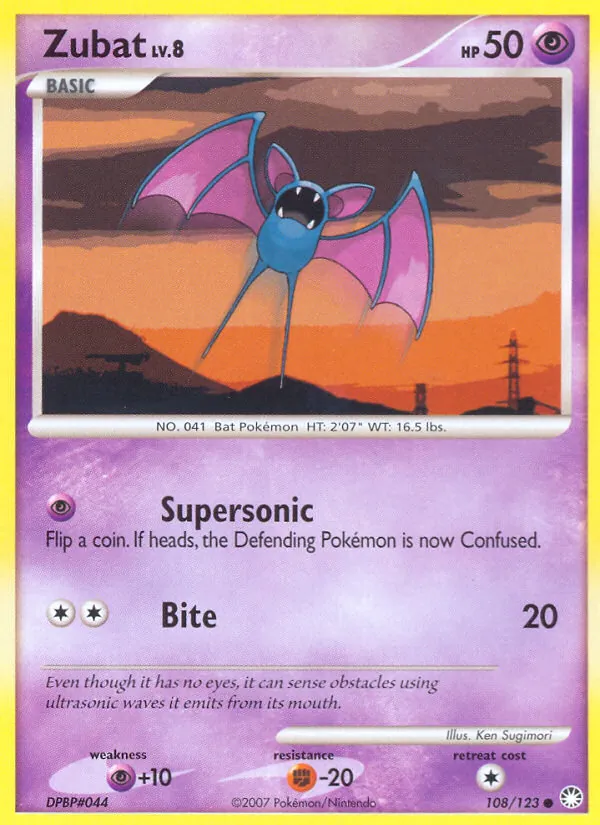 Zubat (Geheimnisvolle Schätze 108)