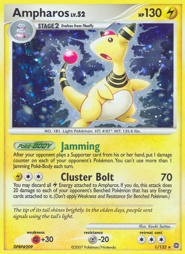 Ampharos (Rätselhafte Wunder 001)