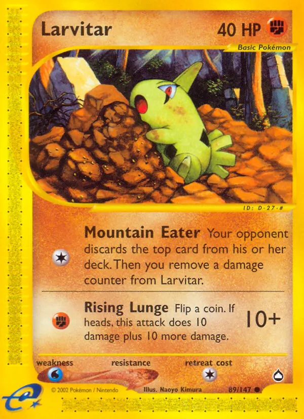 Larvitar (Aquapolis 089)