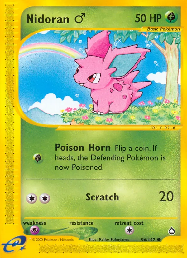 Nidoran M (Aquapolis 096)