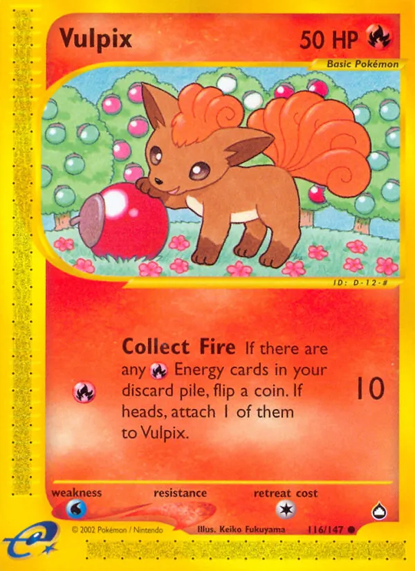 Vulpix (Aquapolis 116)
