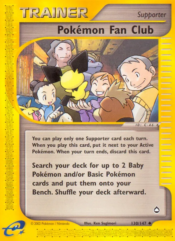 Pokémon Fan-Club (Aquapolis 130)