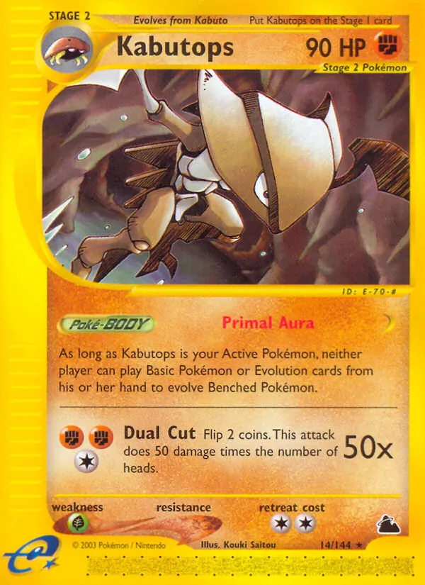 Kabutops (Skyridge 014)