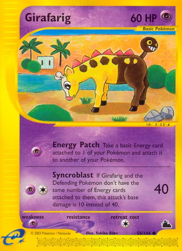 Girafarig (Skyridge 058)