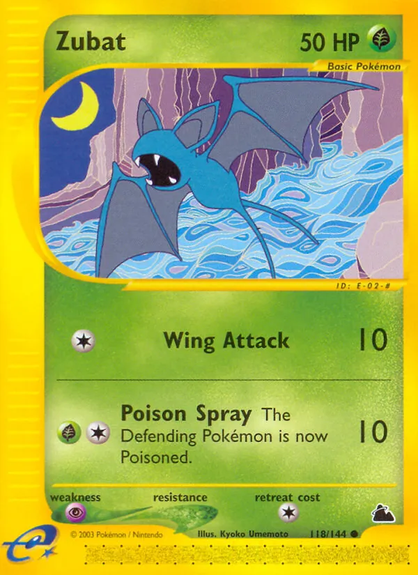 Zubat (Skyridge 118)