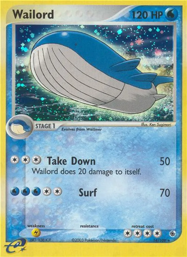 Wailord (EX Rubin & Saphir 014)