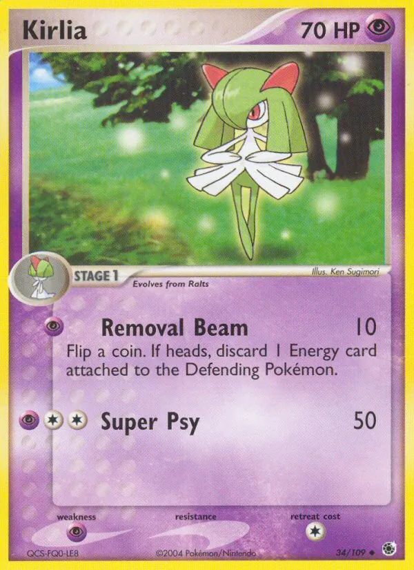 Kirlia (EX Rubin & Saphir 034)