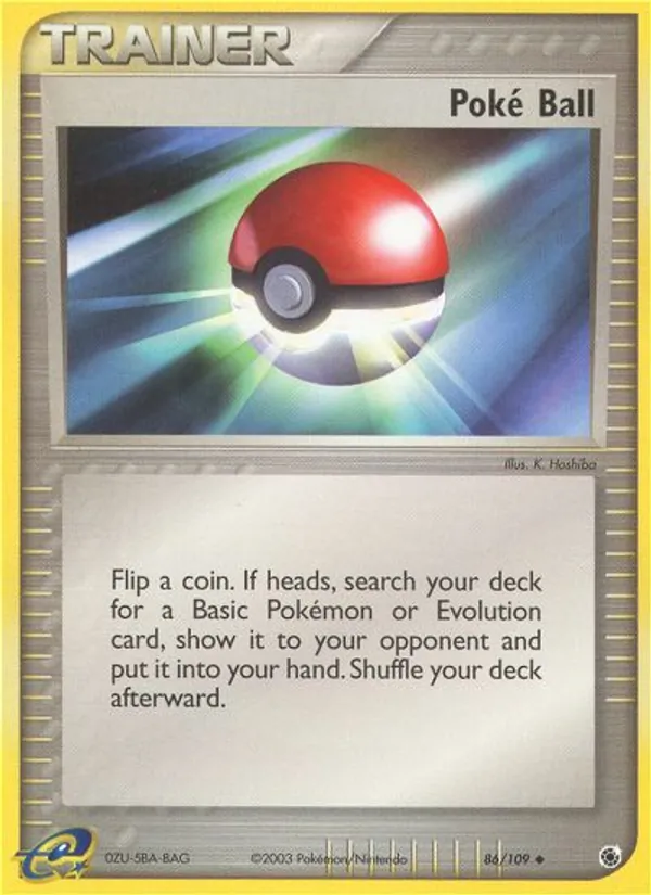Poké Ball (EX Rubin & Saphir 086)