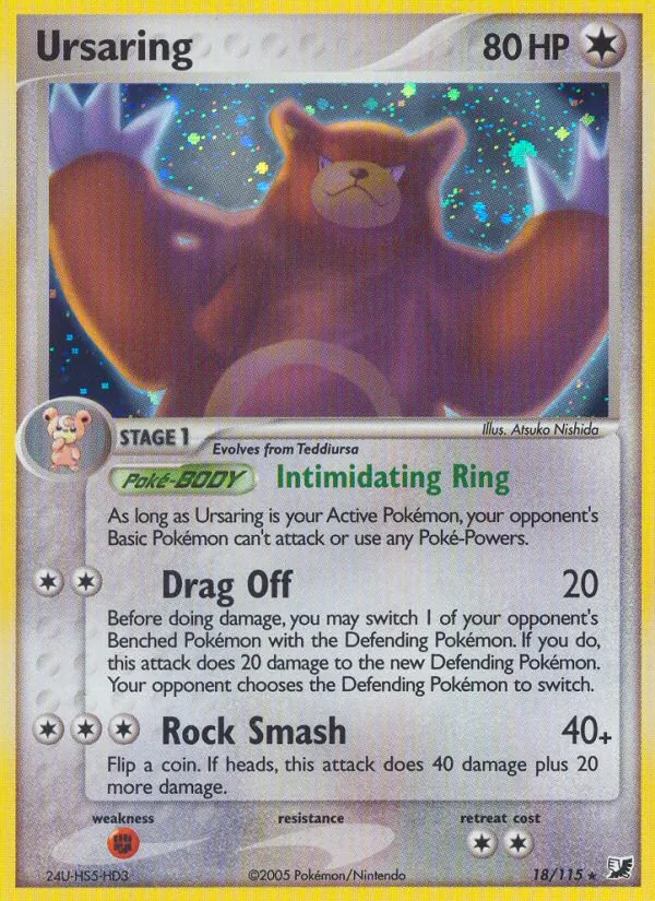 Ursaring (EX Verborgene Mächte 018)