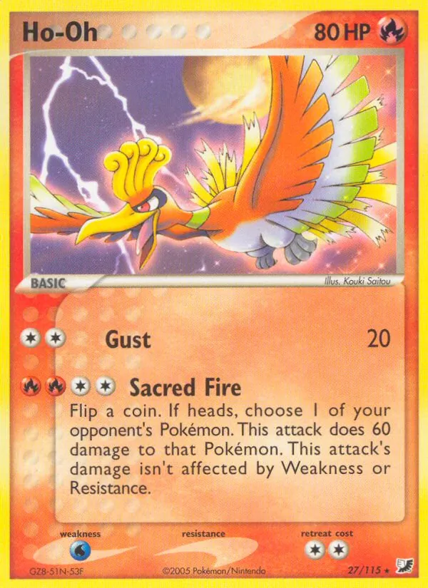 Ho-oh (EX Verborgene Mächte 027)