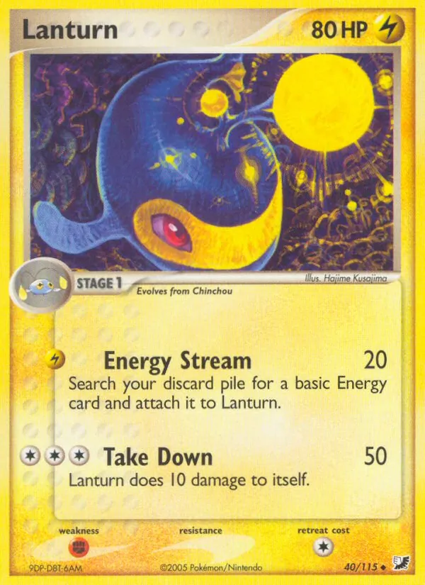 Lanturn (EX Verborgene Mächte 040)