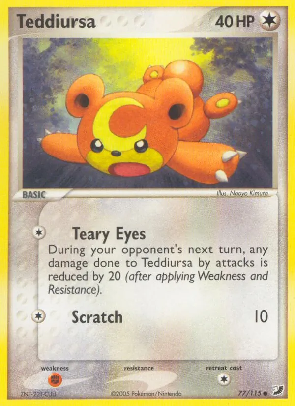 Teddiursa (EX Verborgene Mächte 077)