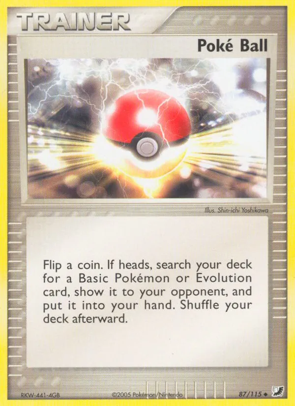 Poké Ball (EX Verborgene Mächte 087)