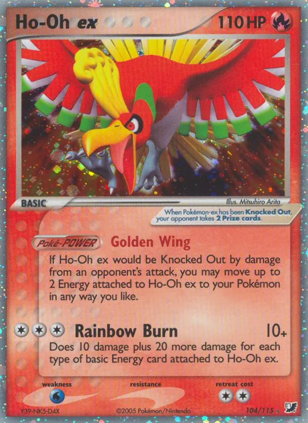 Ho-oh-ex (EX Verborgene Mächte 104)