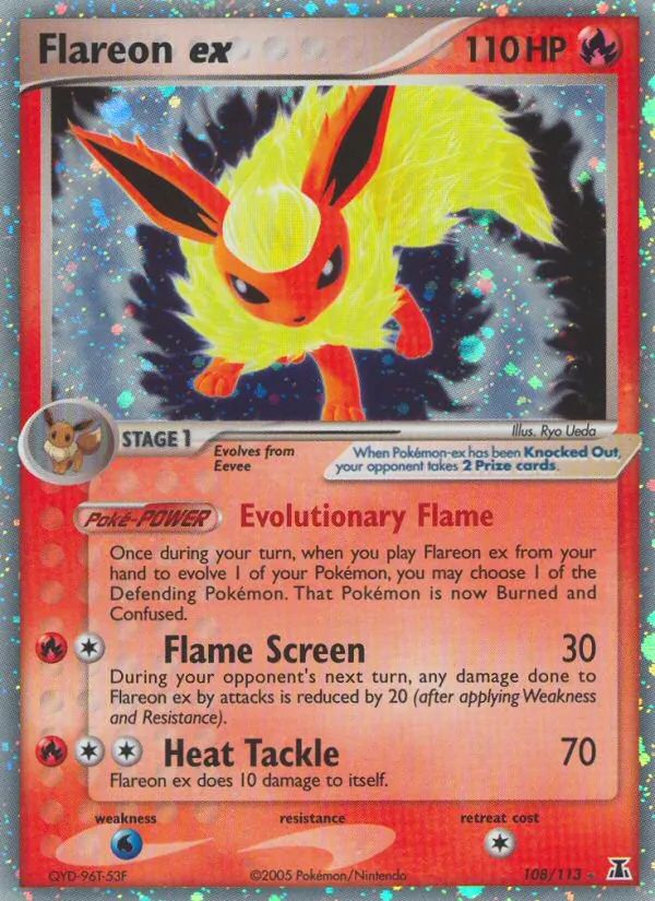 Flamara-ex (EX Delta Species 108)
