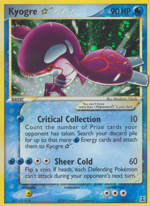 Kyogre * (EX Delta Species 112)