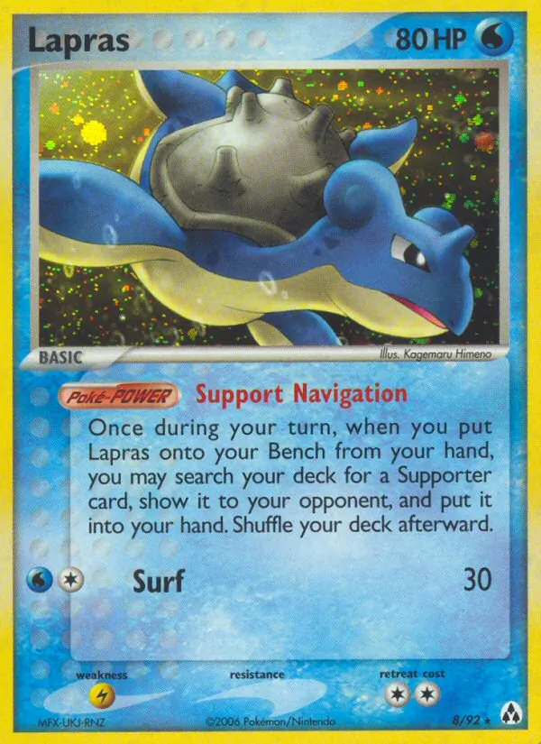 Lapras (EX Legend Maker 008)