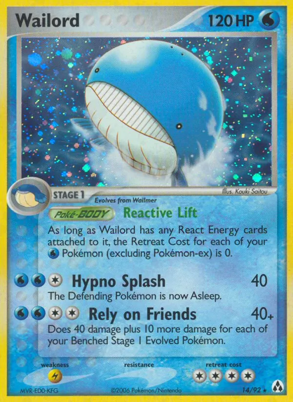 Wailord (EX Legend Maker 014)