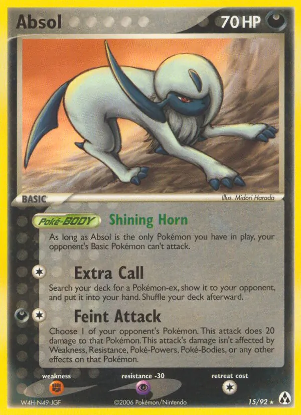 Absol (EX Legend Maker 015)