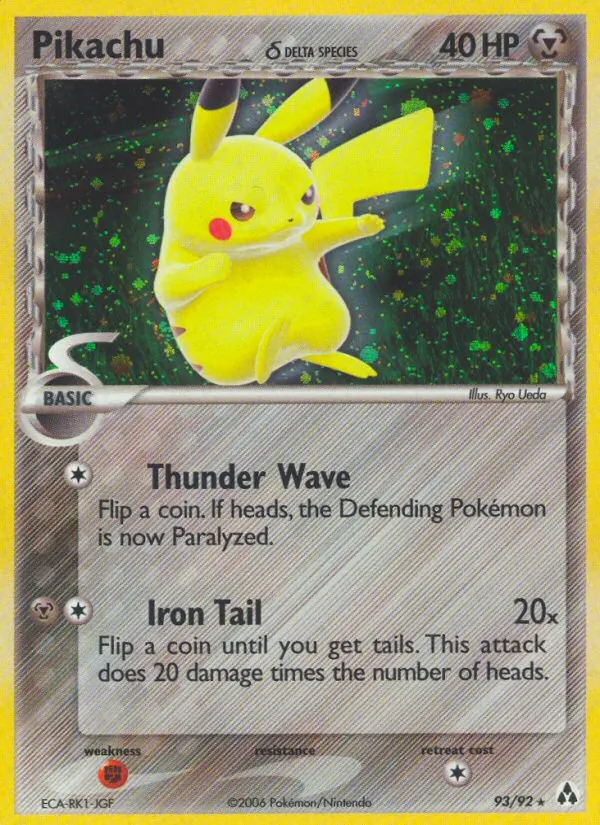Pikachu δ (EX Legend Maker 093)