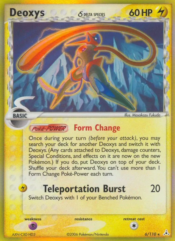 Deoxys δ (EX Holon Phantoms 006)