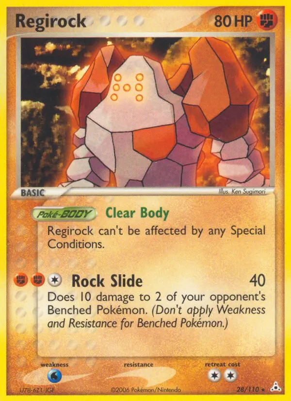 Regirock (EX Holon Phantoms 028)